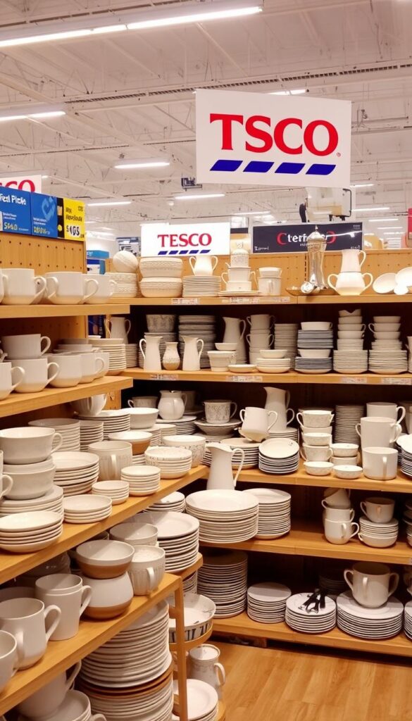 Cheap Dinnerware Sets at Tesco