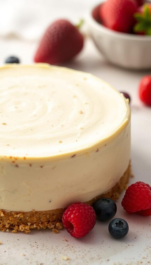 Gluten Free Vanilla Bean Cheesecake