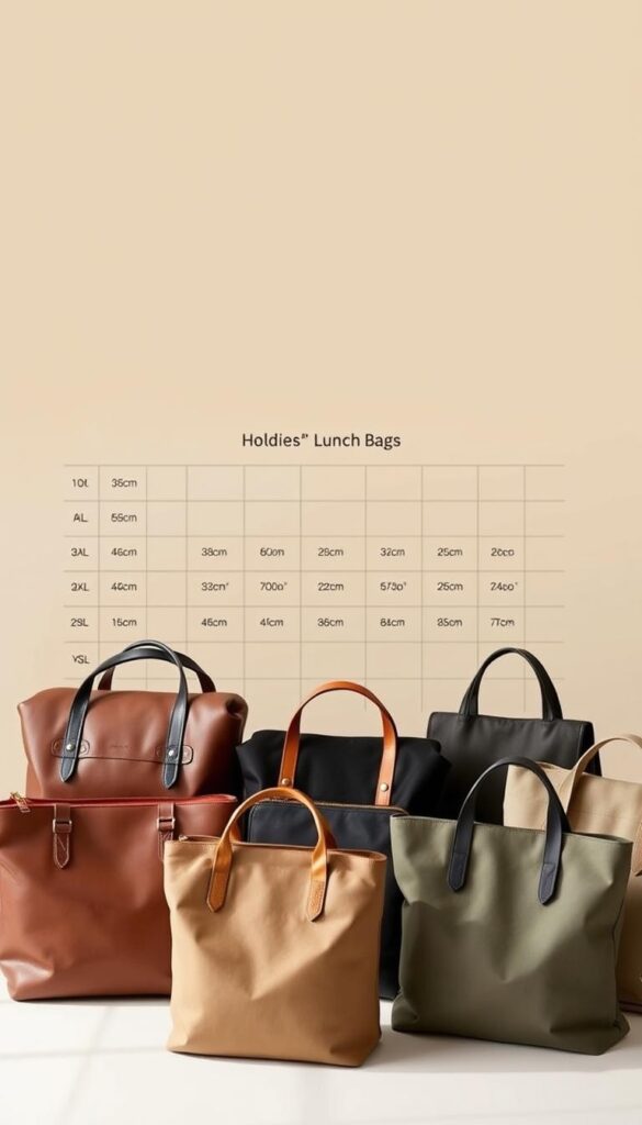 Ladies Lunch Bag Capacity Guide