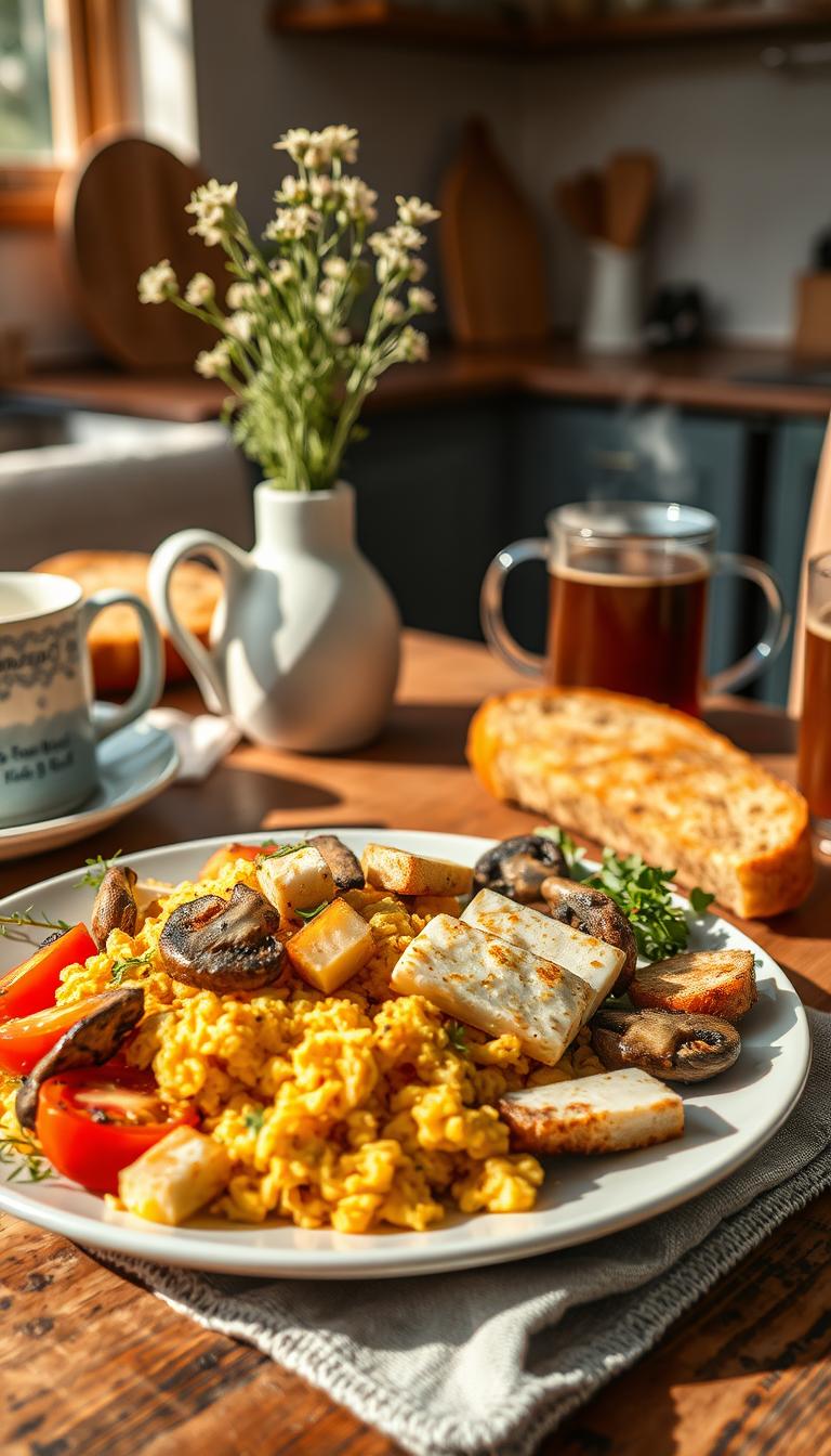 vegetarian english breakfast