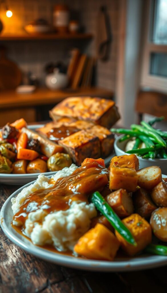 vegetarian roast dinner