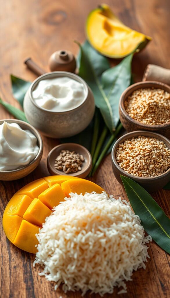 Sticky Rice in Thailand Ingredients