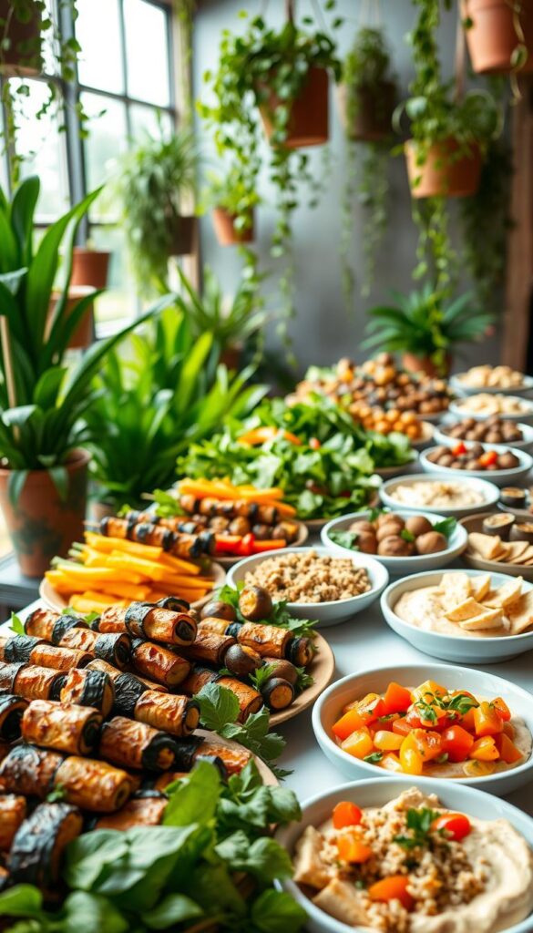 vegetarian buffet ideas