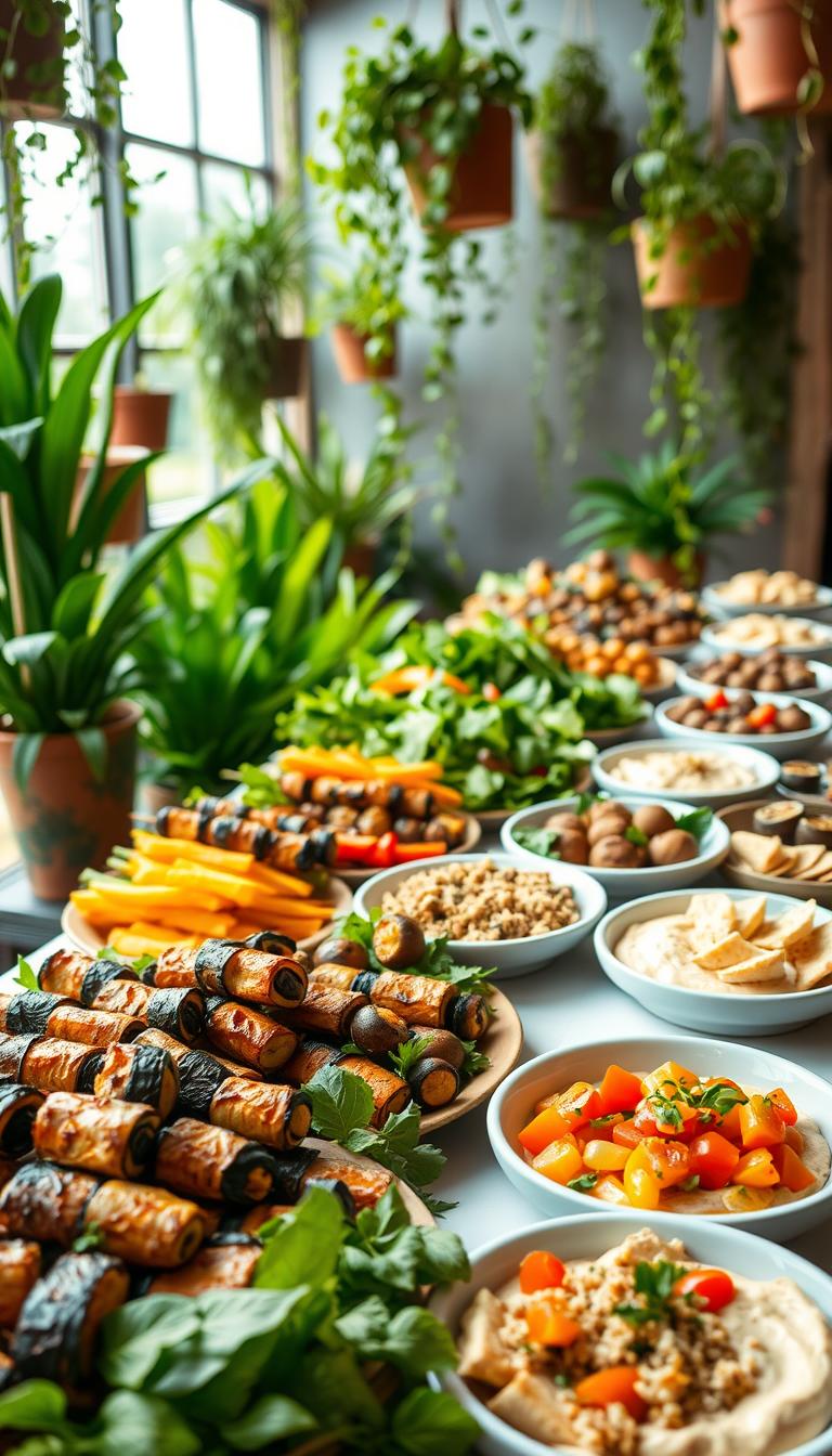 vegetarian buffet ideas